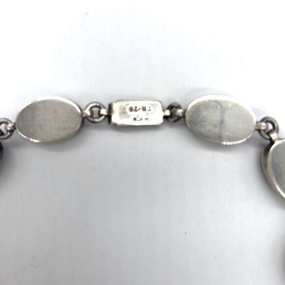 Onyx 9 t Sterling Silver Necklace - Picture 5 of 5
